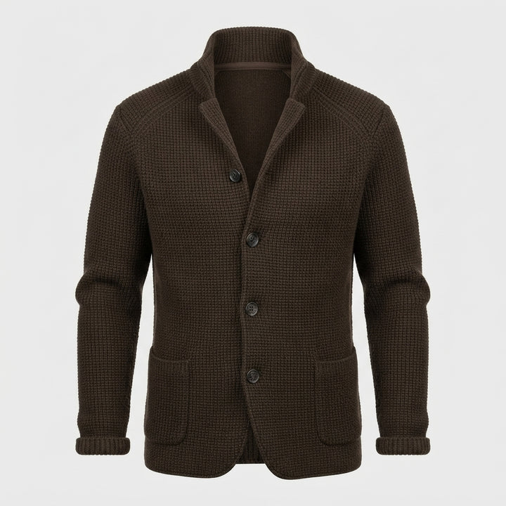 Declan Waffle Knit Cardigan
