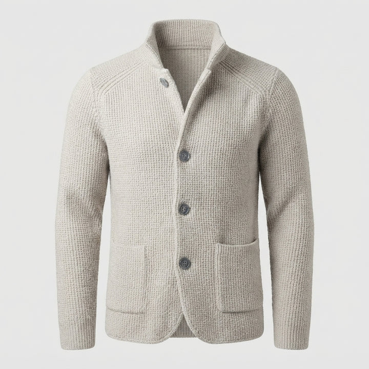 Declan Waffle Knit Cardigan