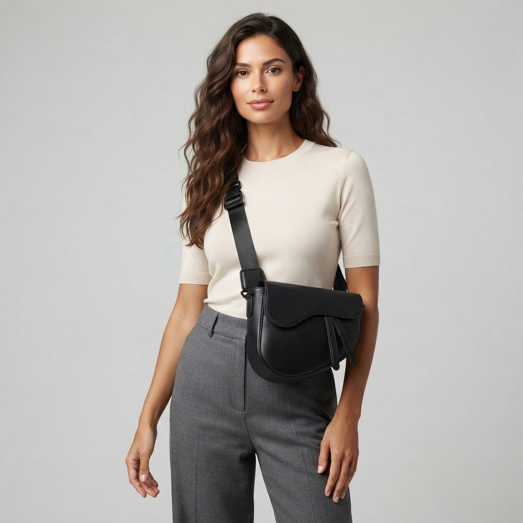Sienna Saddle Crossbody Bag