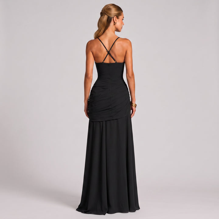 Vivienne Sculpted Evening Gown