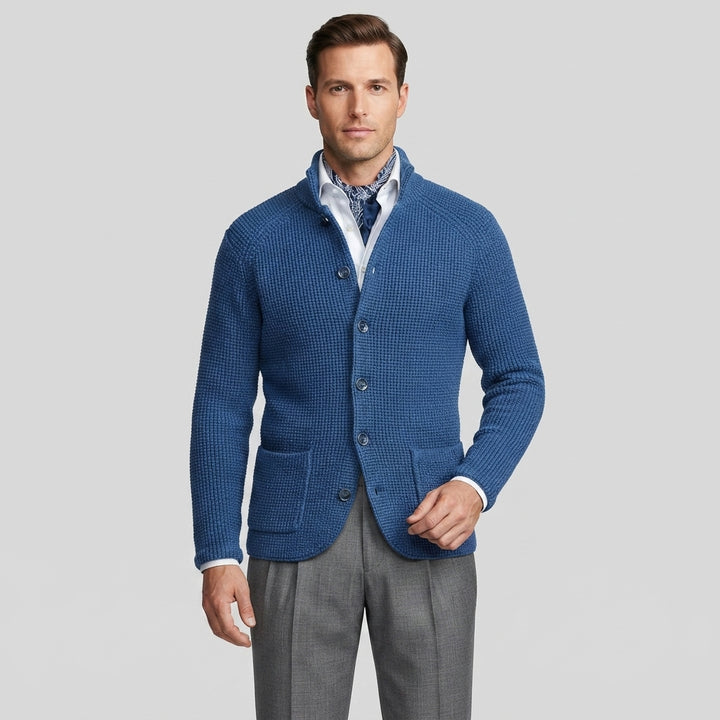 Declan Waffle Knit Cardigan