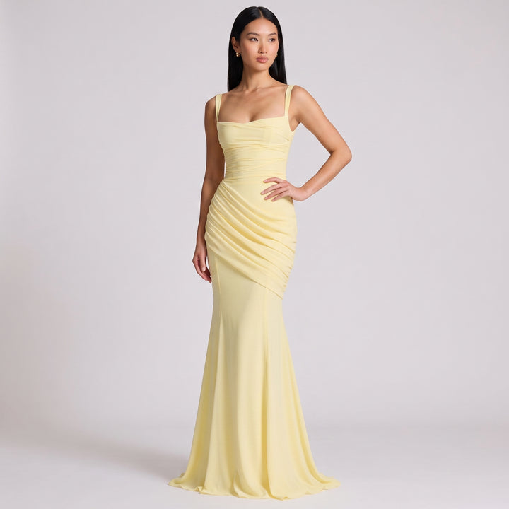 Vivienne Sculpted Evening Gown