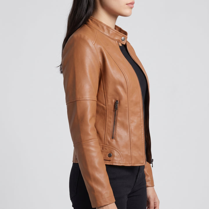 Harlow Moto Leather Jacket
