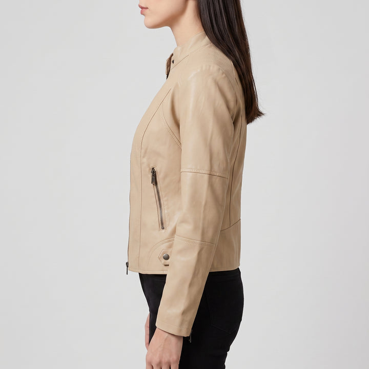 Harlow Moto Leather Jacket