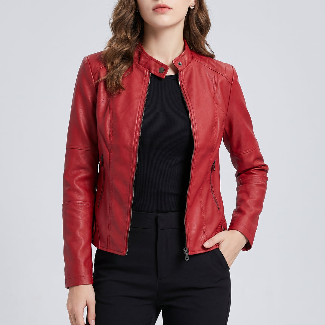Harlow Moto Leather Jacket