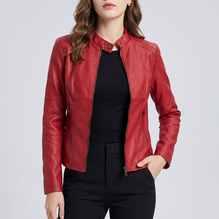 Harlow Moto Leather Jacket