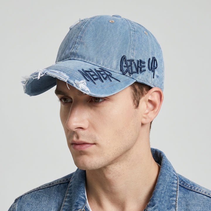 Denali Distressed Denim Cap
