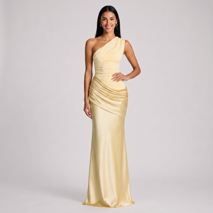 Seraphina Satin Evening Gown