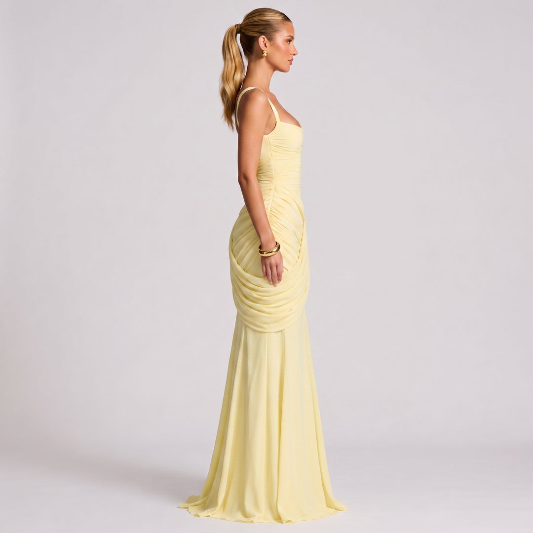 Vivienne Sculpted Evening Gown