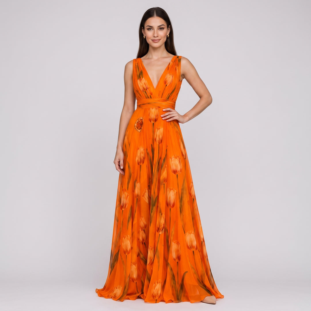 Lillian Botanical Maxi Dress