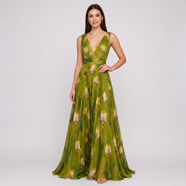 Lillian Botanical Maxi Dress