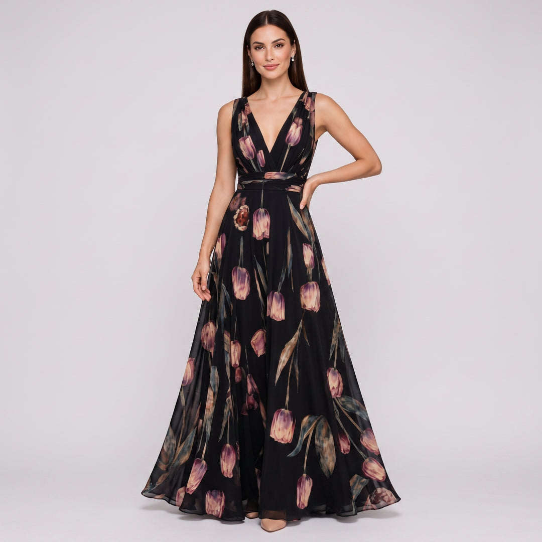 Lillian Botanical Maxi Dress
