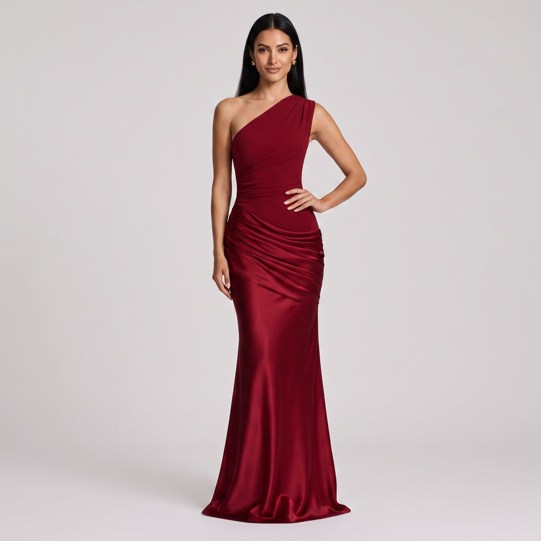 Seraphina Satin Evening Gown