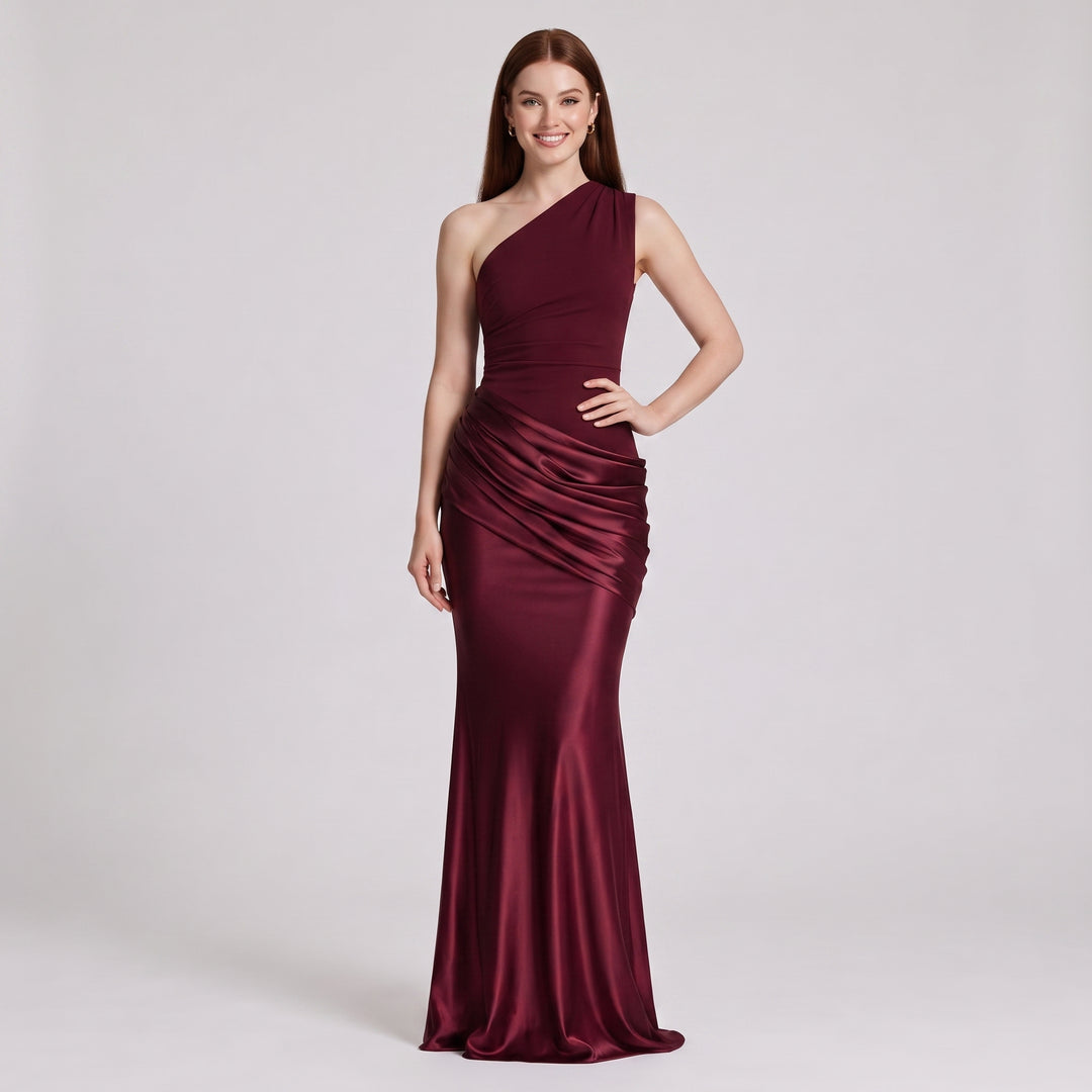 Seraphina Satin Evening Gown