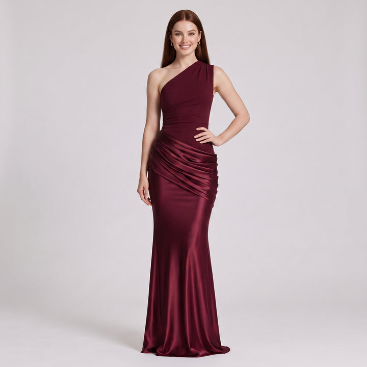 Seraphina Satin Evening Gown
