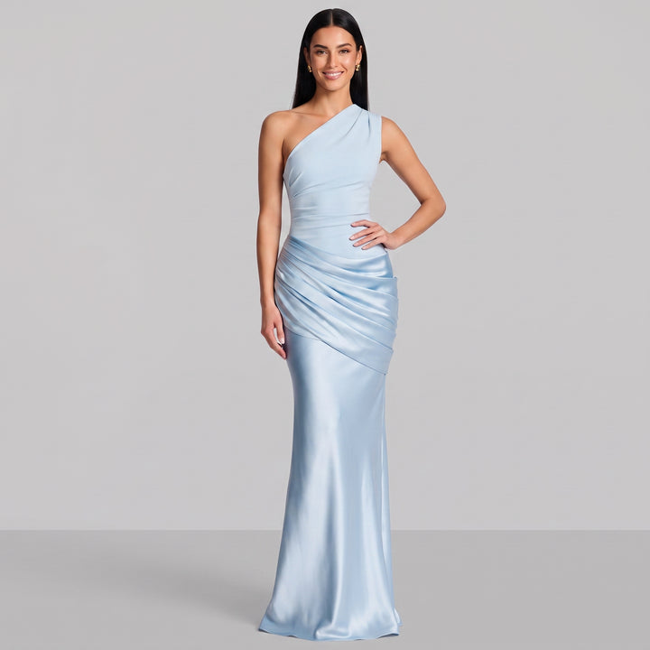 Seraphina Satin Evening Gown