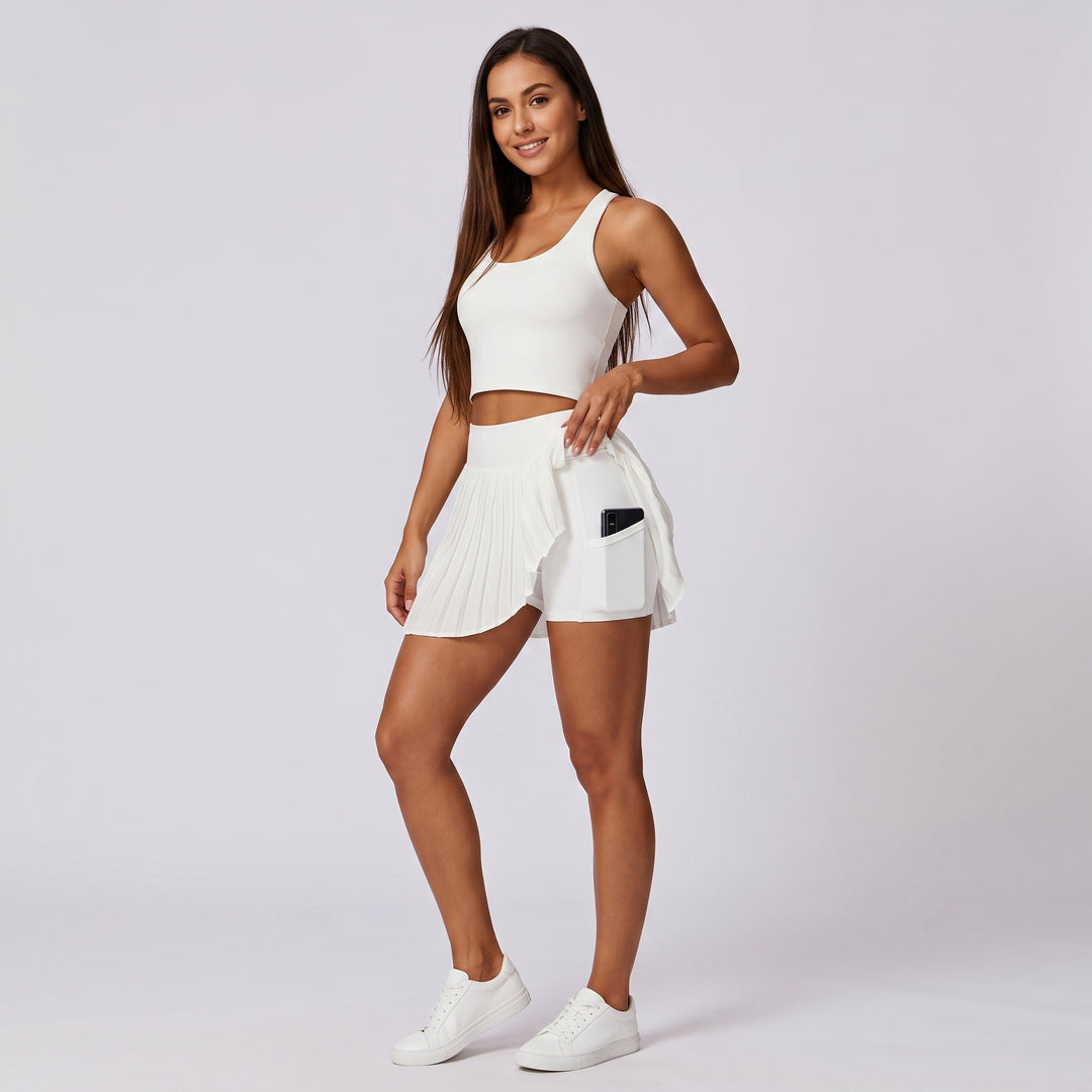 Sophia Pleated Active Skort