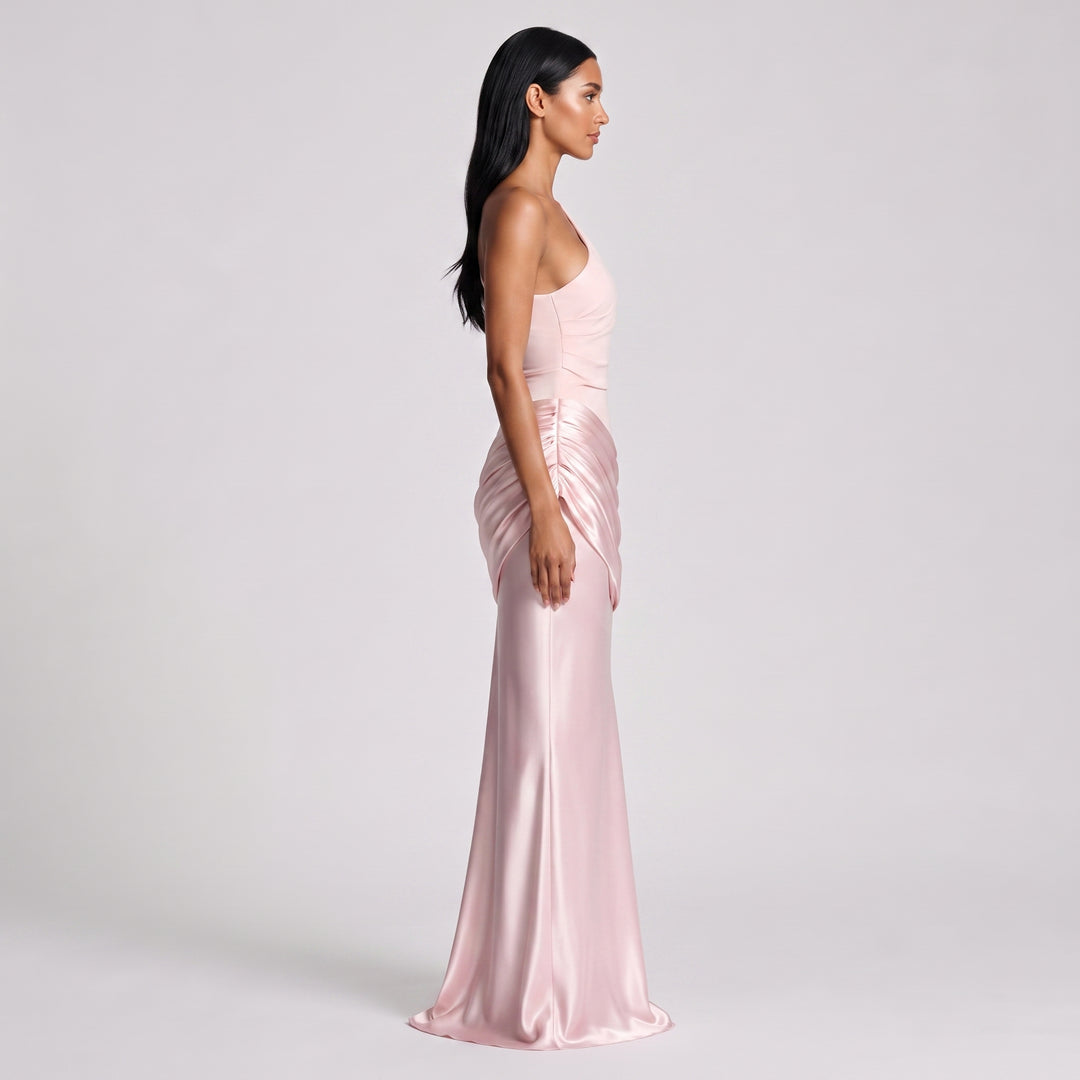 Seraphina Satin Evening Gown