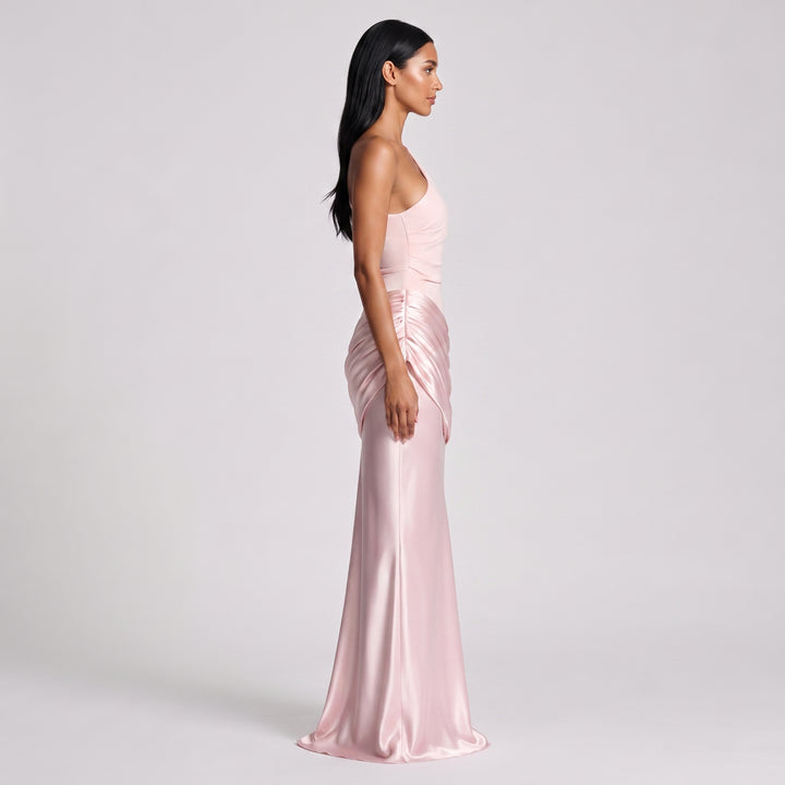 Seraphina Satin Evening Gown