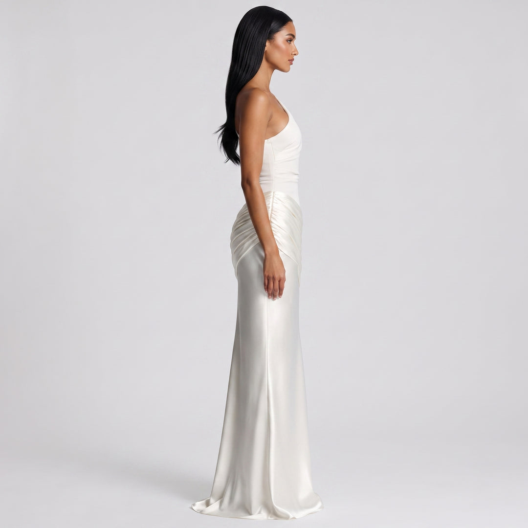 Seraphina Satin Evening Gown