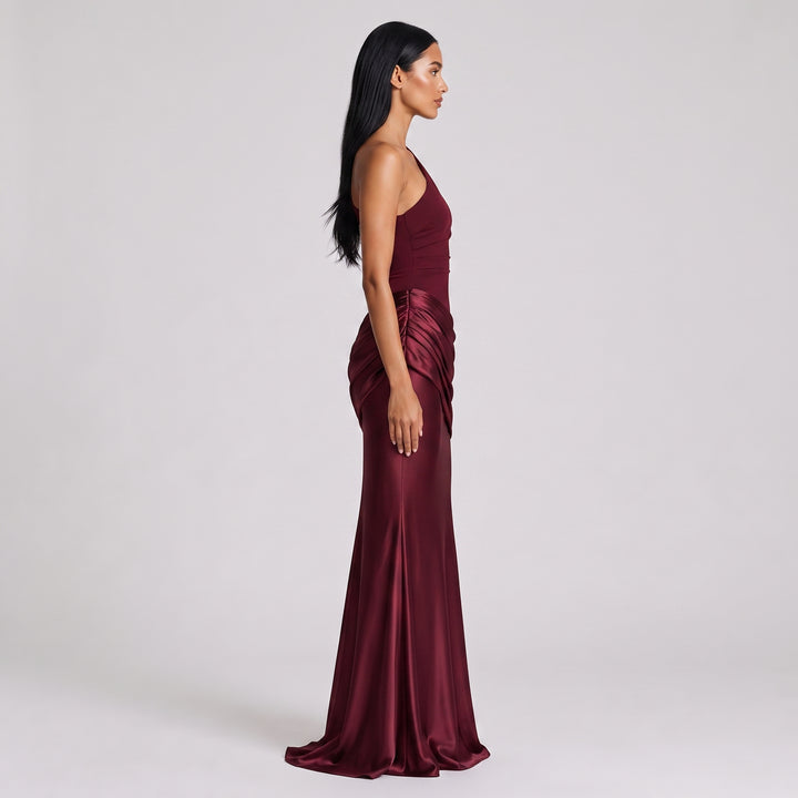 Seraphina Satin Evening Gown
