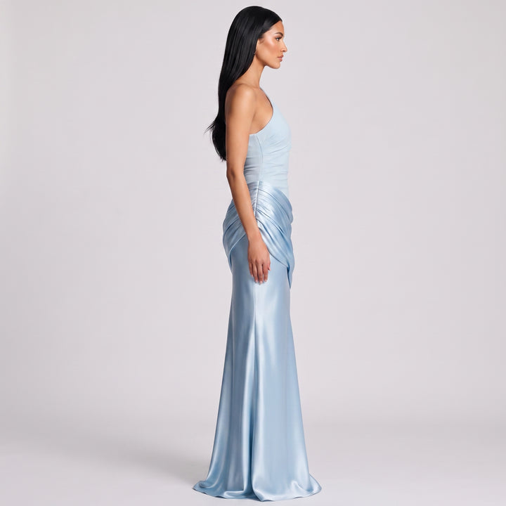 Seraphina Satin Evening Gown
