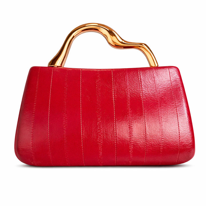 Aurora Sculpted Gold Frame Bag