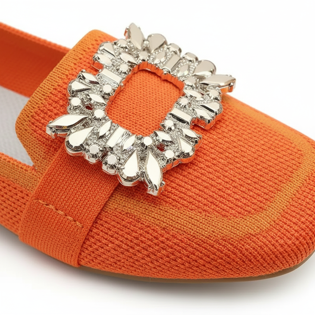 Isabeau Square Toe Flats
