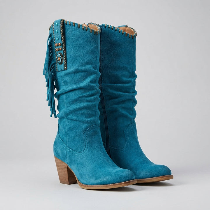Hazel Western Fringe Boots