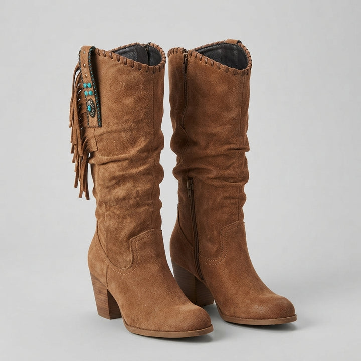 Hazel Western Fringe Boots