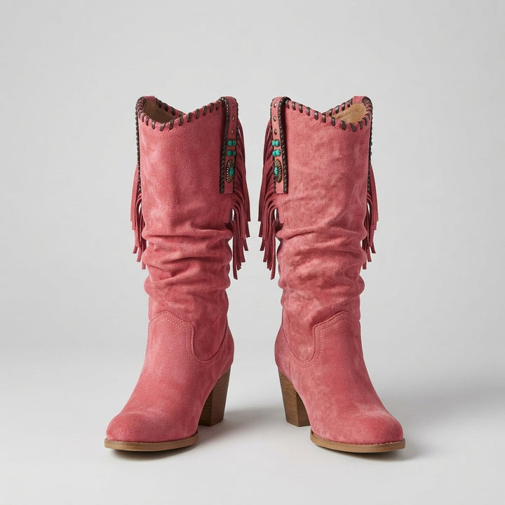 Hazel Western Fringe Boots