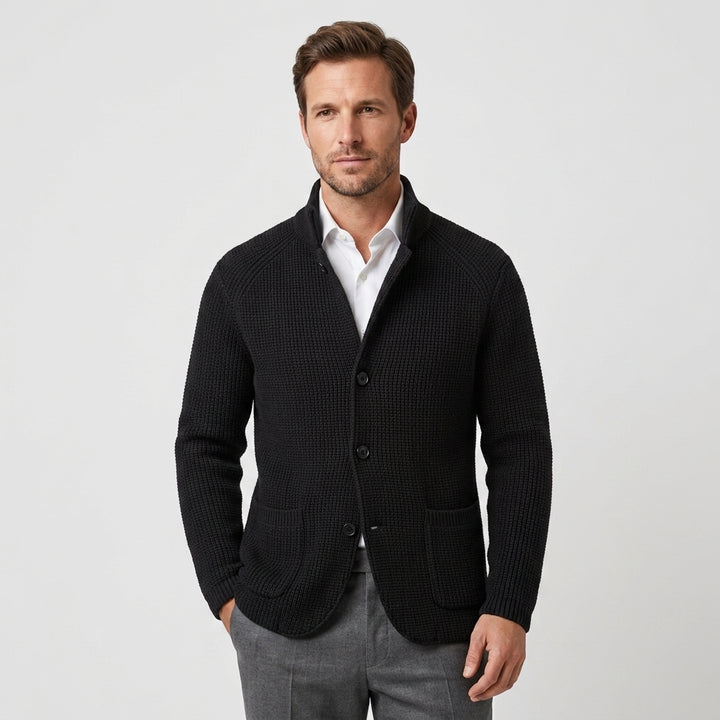 Declan Waffle Knit Cardigan