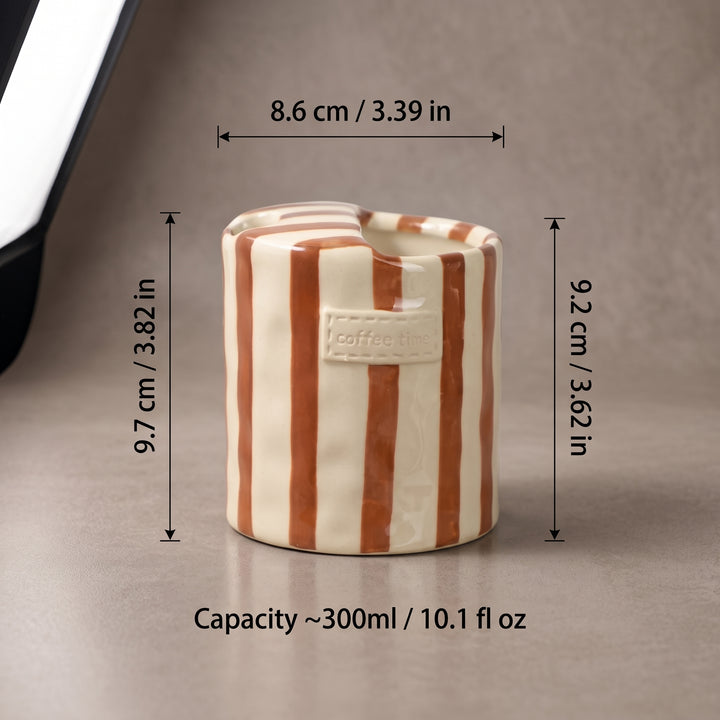 Nordic Ceramic Stripe Mug
