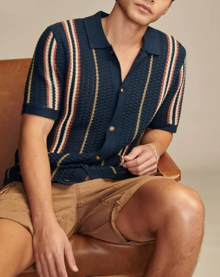 Milo Bravé Knit Button-Up