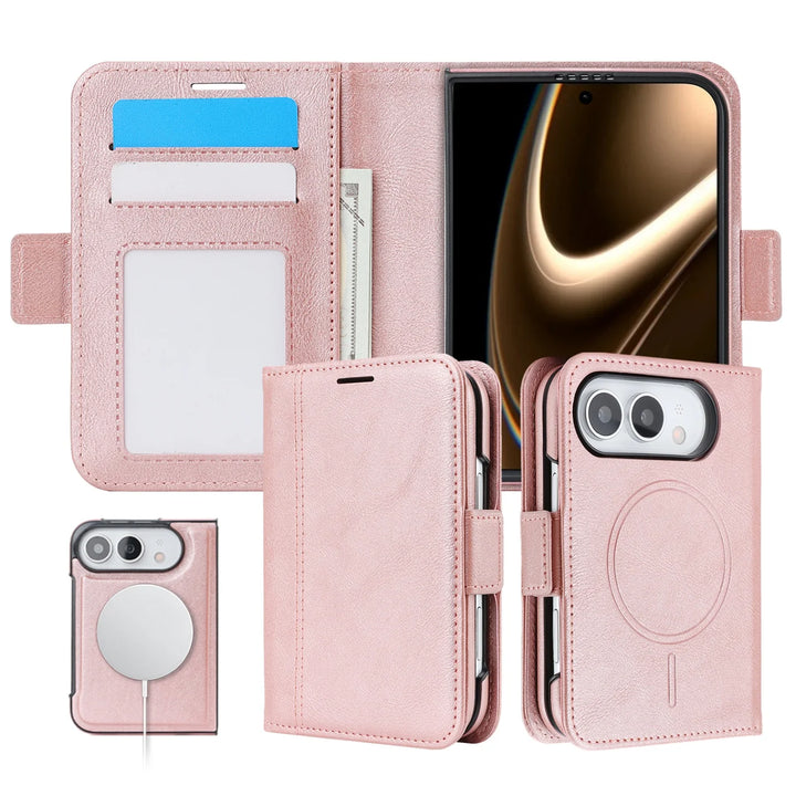 Tavo | Wallet Phone Case with Foldable Cover and Circular Ring Design