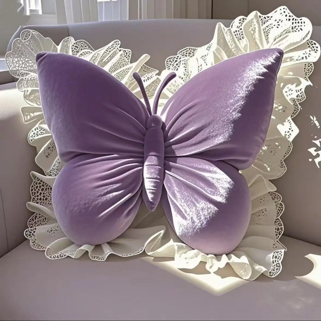 Luna Plush Butterfly Pillow