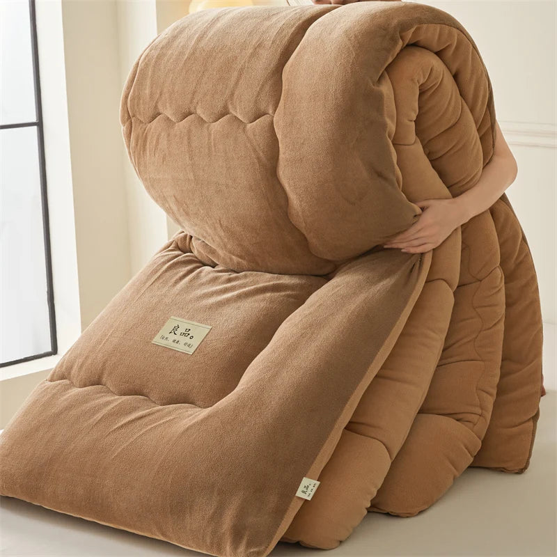 Cielo | Oversized Plush Blanket with Quilted Texture and Reversible Design