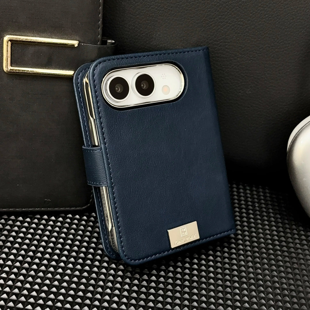 Riva | Wallet Phone Case with Card Slot and Foldable Cover