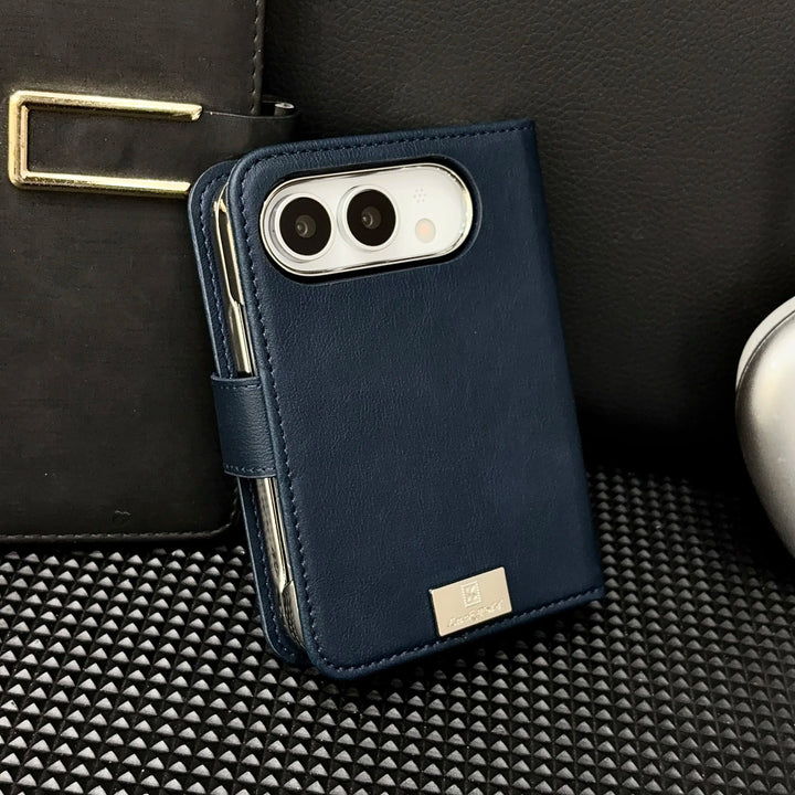 Riva | Wallet Phone Case with Card Slot and Foldable Cover