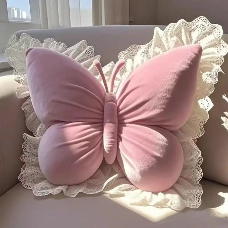 Luna Plush Butterfly Pillow