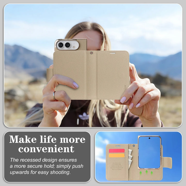 Wren | Wallet Phone Case with Card Slots and Removable Wrist Strap