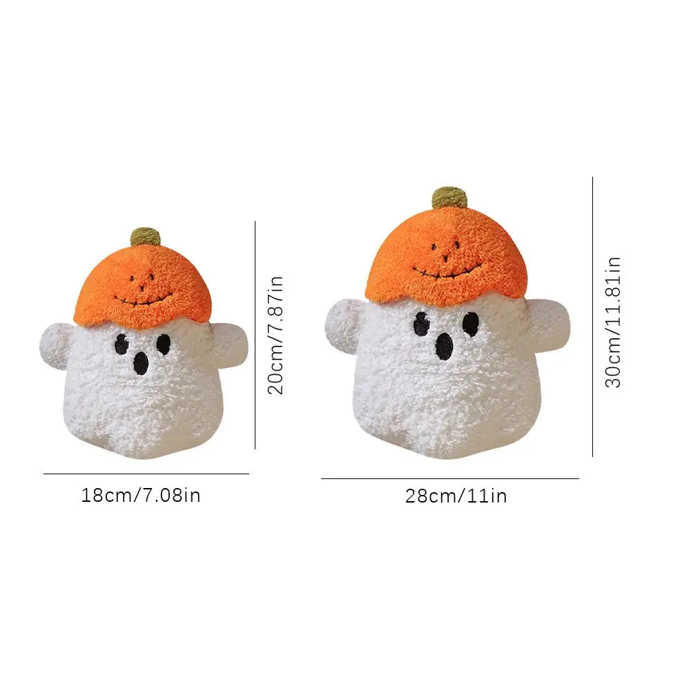 Luna | Halloween Pumpkin Ghost Plush Pillow