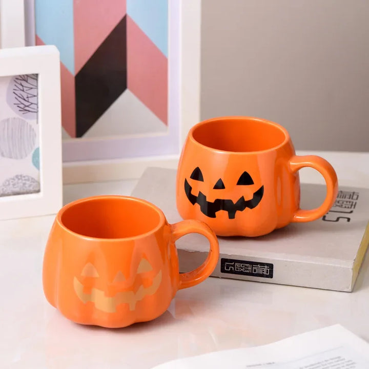 Pumpkin | Ceramic 400ml Halloween Pumpkin Coffee Mug