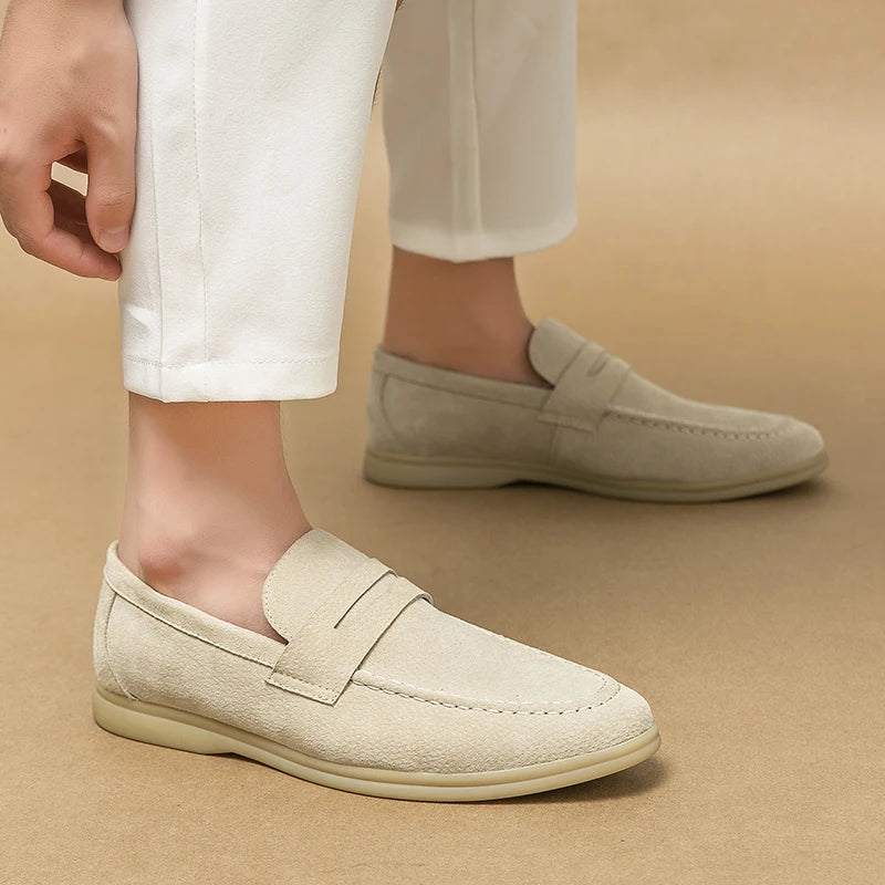 Monaco Suede Loafers