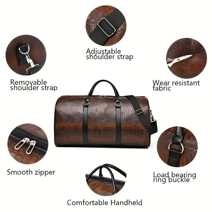 The Belmont Leather Duffle