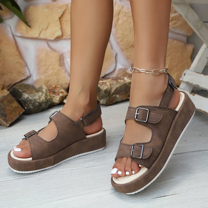 Terra Lane Buckle Sandals