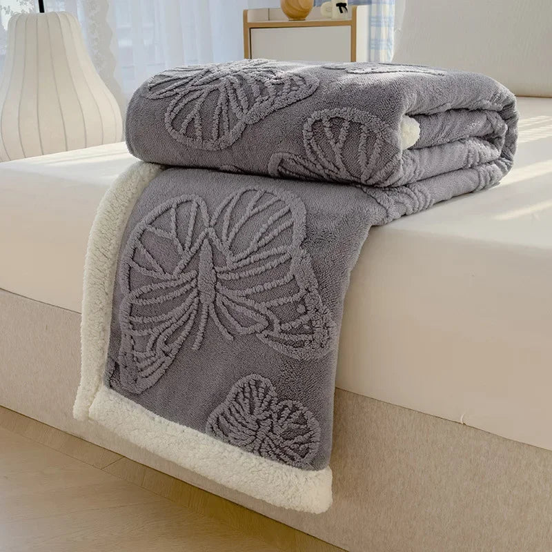 Luna Plush Butterfly Blanket