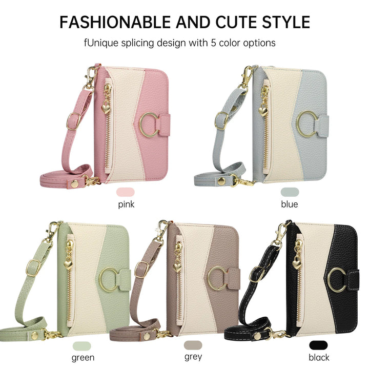 Uvia | Wallet Phone Case with Crossbody Strap and Card Pocket