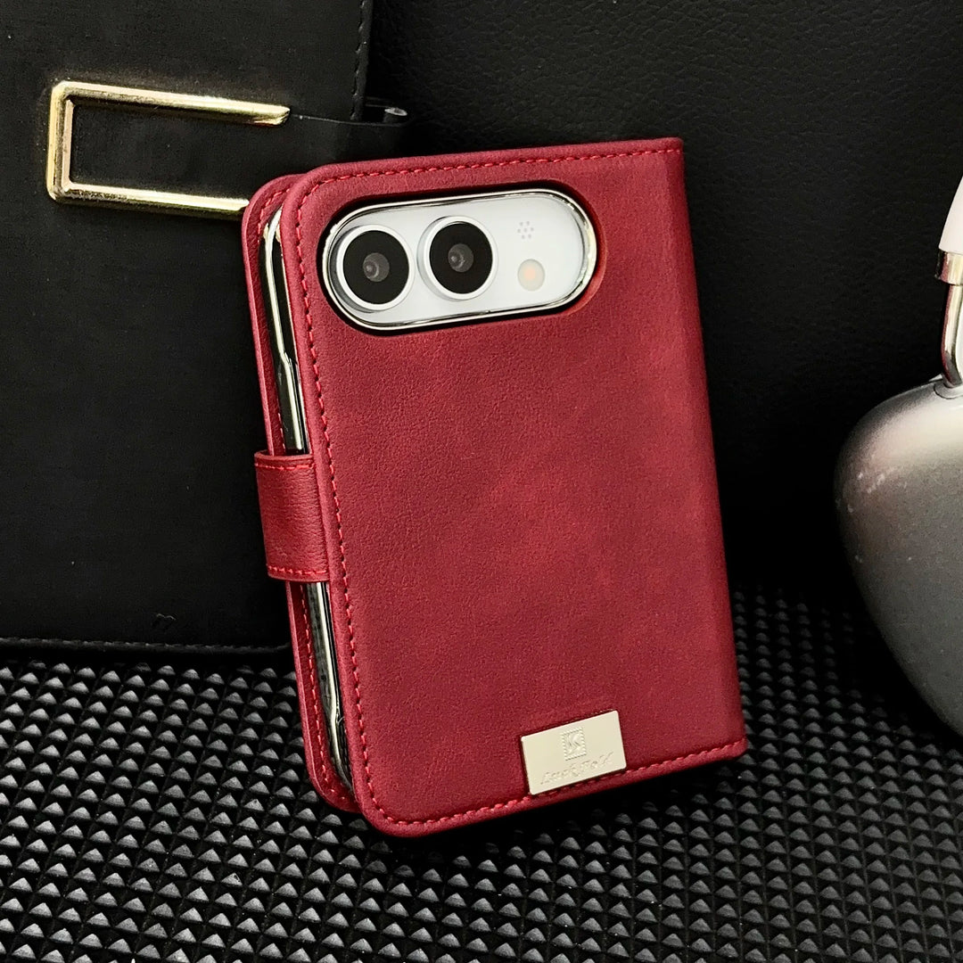 Riva | Wallet Phone Case with Card Slot and Foldable Cover