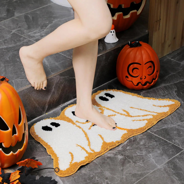 Mia | Halloween Non Slip Pumpkin Ghost Printed Door Mat